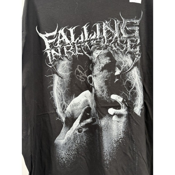 RONNIE RADKE Falling in Reverse Signed Merch Lot: Cowboy Hat & Shirt Autographed